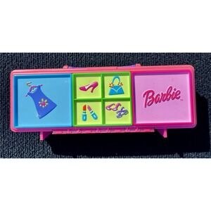 Vintage 1999 Barbie Accessory Case Tara Toy‎ No.12215 Storage Box w/ Shoes Lot